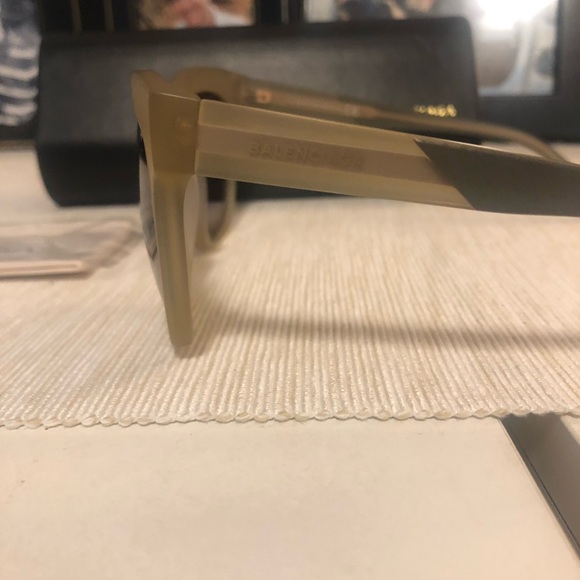 Balenciaga oversized 59 mm sunglasses - LT GOLD - Picture 5 of 8